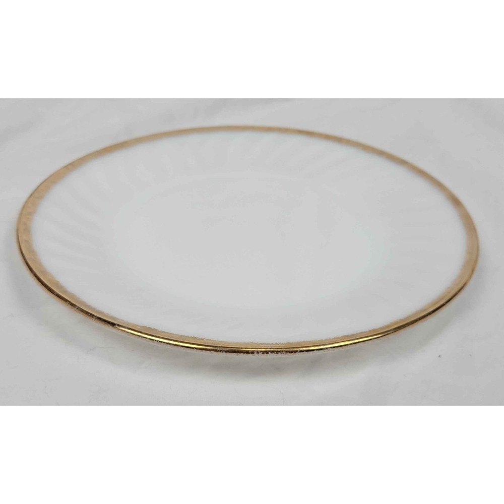 Vintage Oven Fire-King Ware White Porcelain Plate